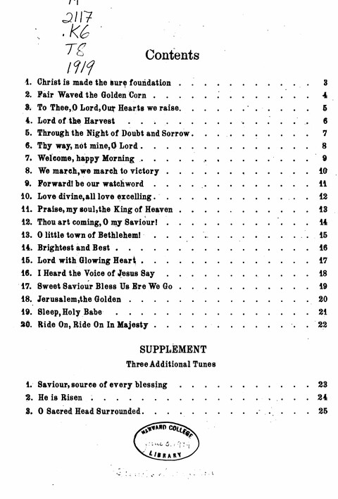 Twenty Hymns page 2