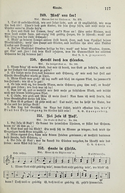 349 Lieder: für Schule und Haus in den Vereinigten Staaten insbesondere für die Elementar- und Mittelclassen in den Stadtschulen, sowie für die Parochialschulen auf dem Lande page 117