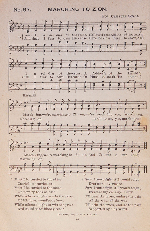 Sixty Scripture Songs: compiled expressly for the Sunday school (part third) page 14