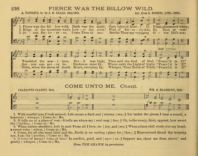 The Alleluia: a collection of hymns and tunes for the church scool, and the mid-week meeting page 138