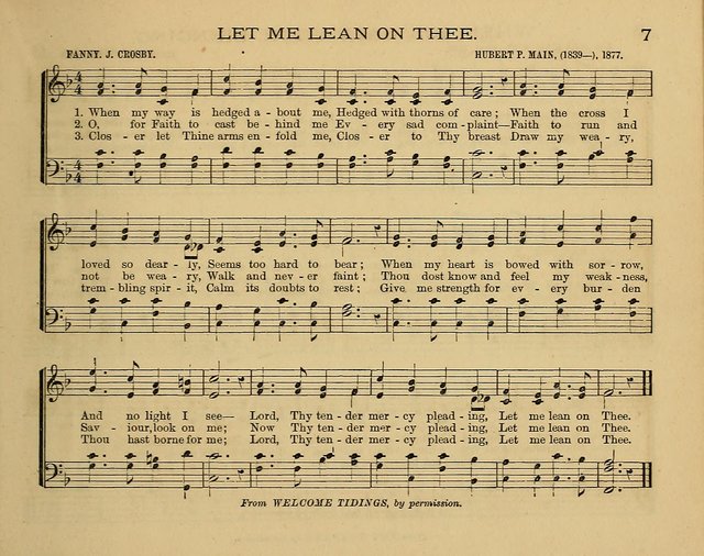 The Alleluia: a collection of hymns and tunes for the church scool, and the mid-week meeting page 7