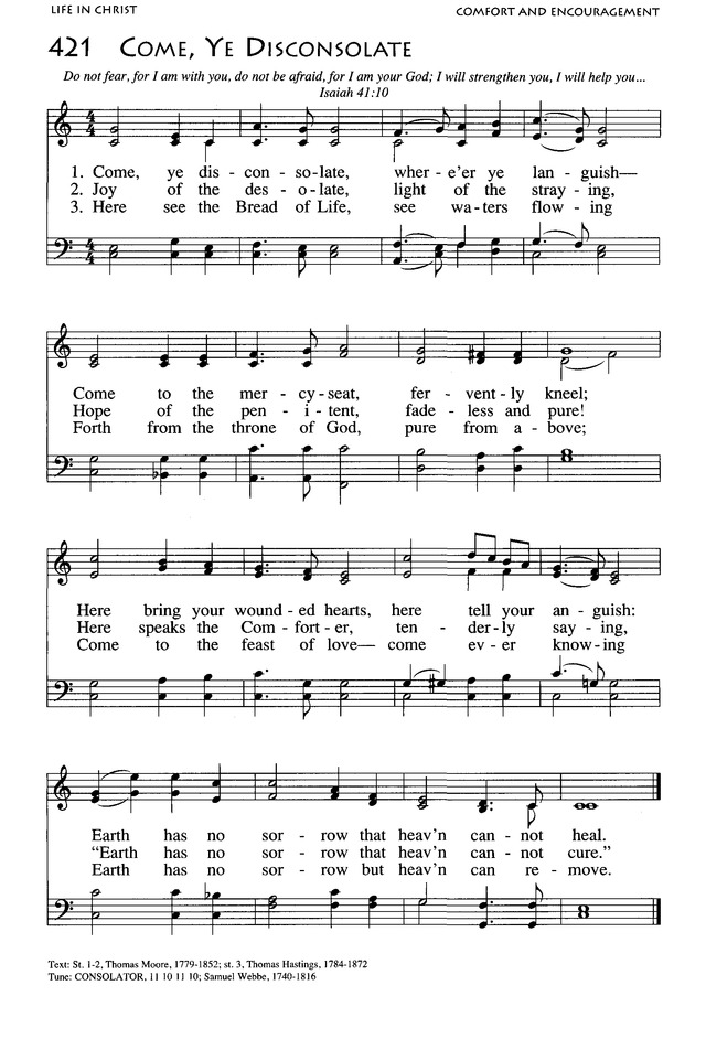African American Heritage Hymnal page 650