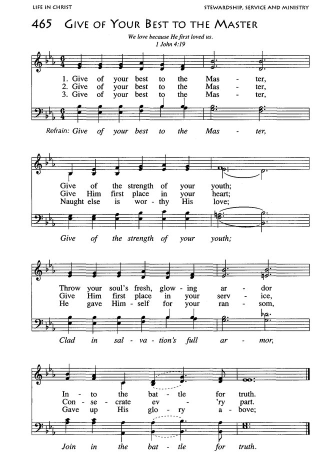 African American Heritage Hymnal page 717