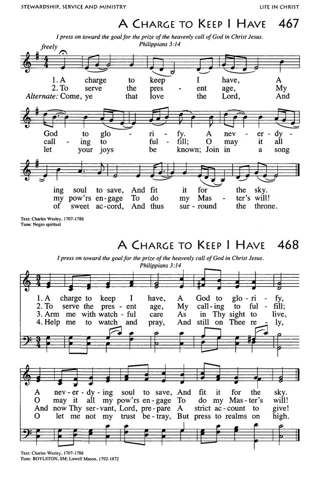 African American Heritage Hymnal page 722