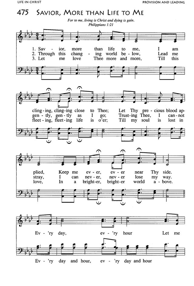 African American Heritage Hymnal page 733