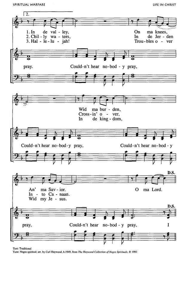 African American Heritage Hymnal page 761