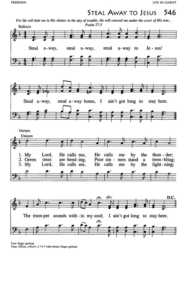 African American Heritage Hymnal page 866