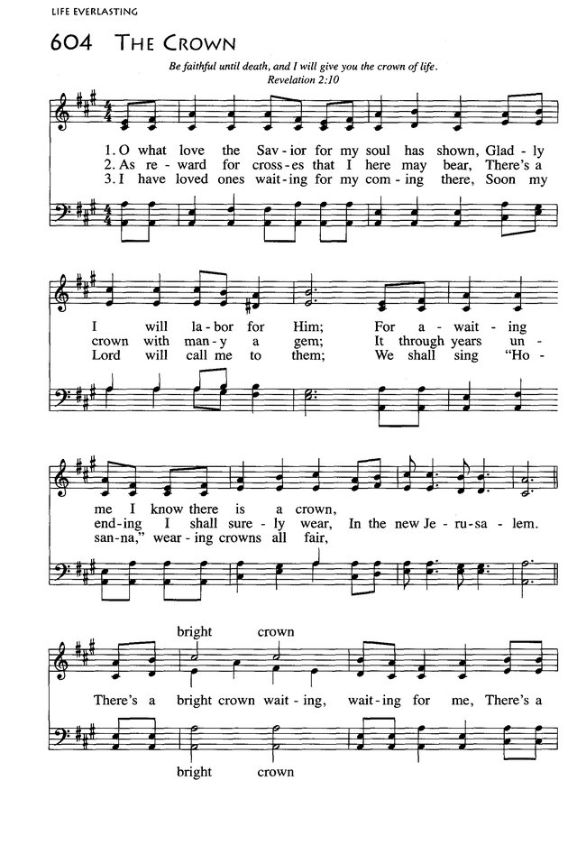 African American Heritage Hymnal page 959