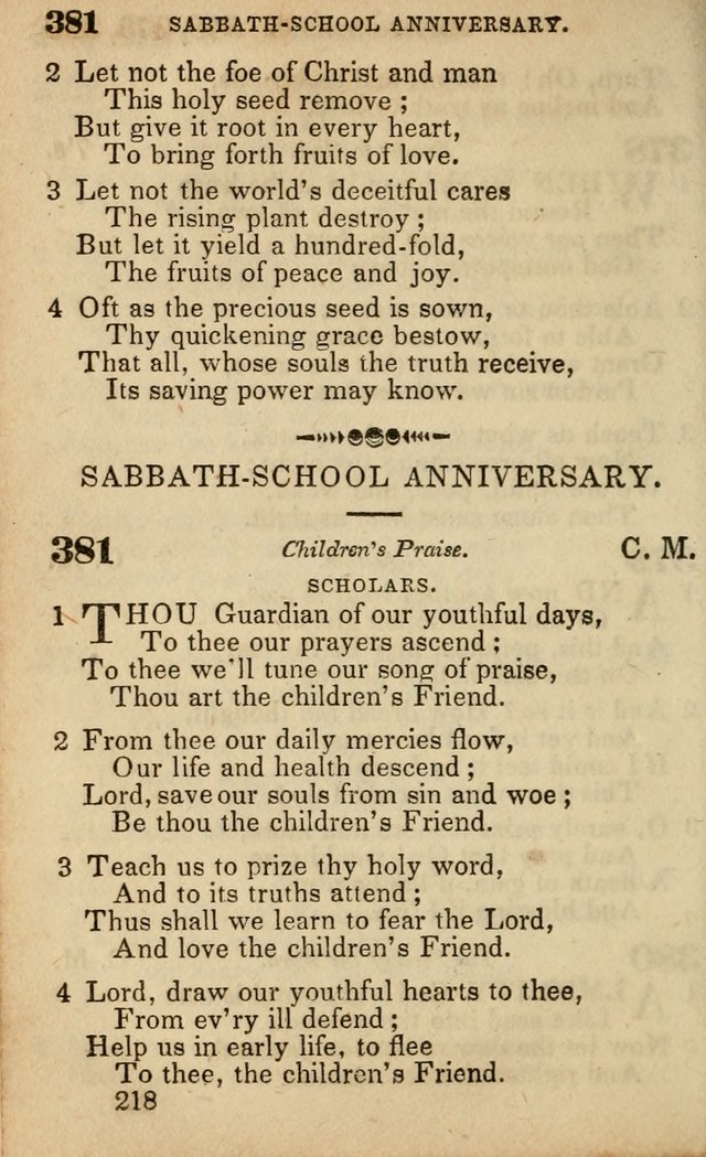 The American Baptist Sabbath-School Hymn-Book page 224