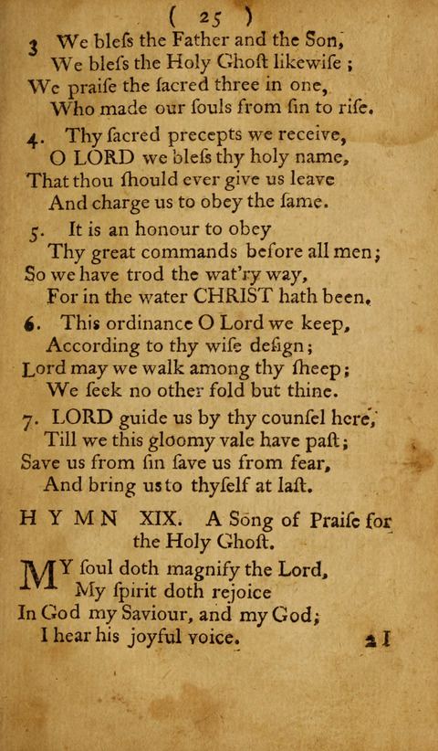 A Choice Collection of Hymns, in which are some never before printed page 23