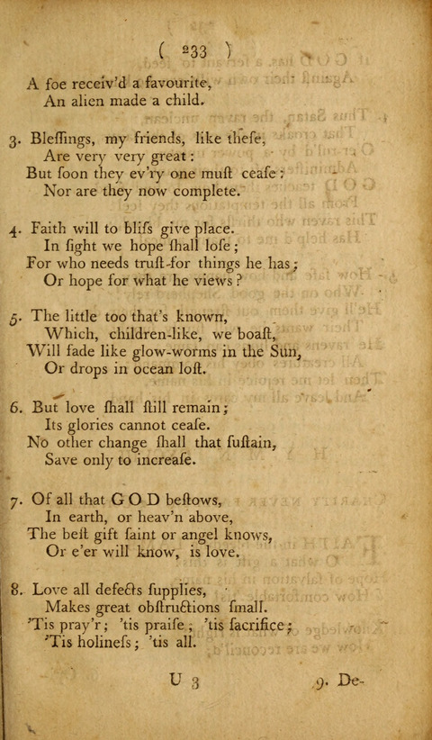 A Choice Collection of Hymns, in which are some never before printed page 233