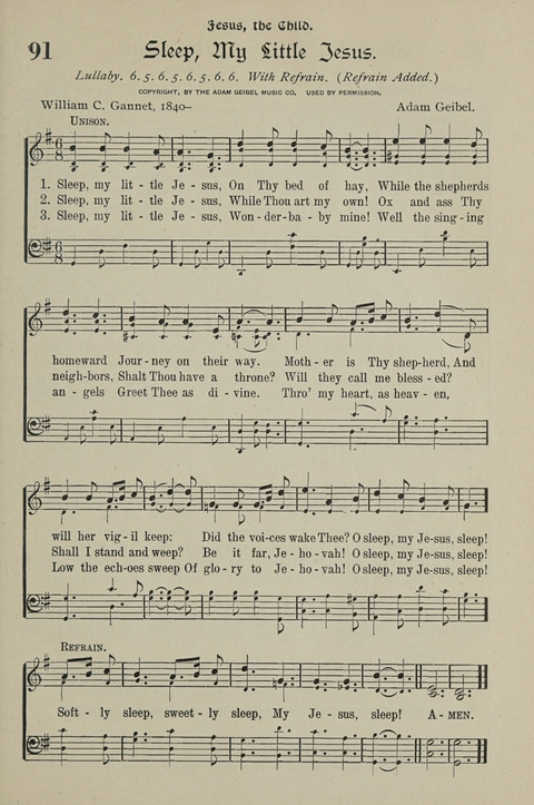 American Church and Church School Hymnal: a new religious educational hymnal page 103