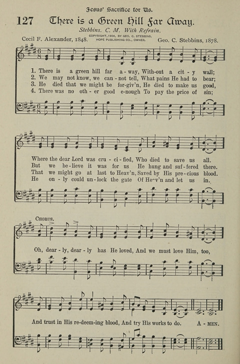 American Church and Church School Hymnal: a new religious educational hymnal page 136