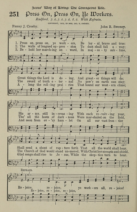 American Church and Church School Hymnal: a new religious educational hymnal page 254