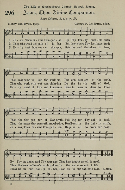 American Church and Church School Hymnal: a new religious educational hymnal page 289