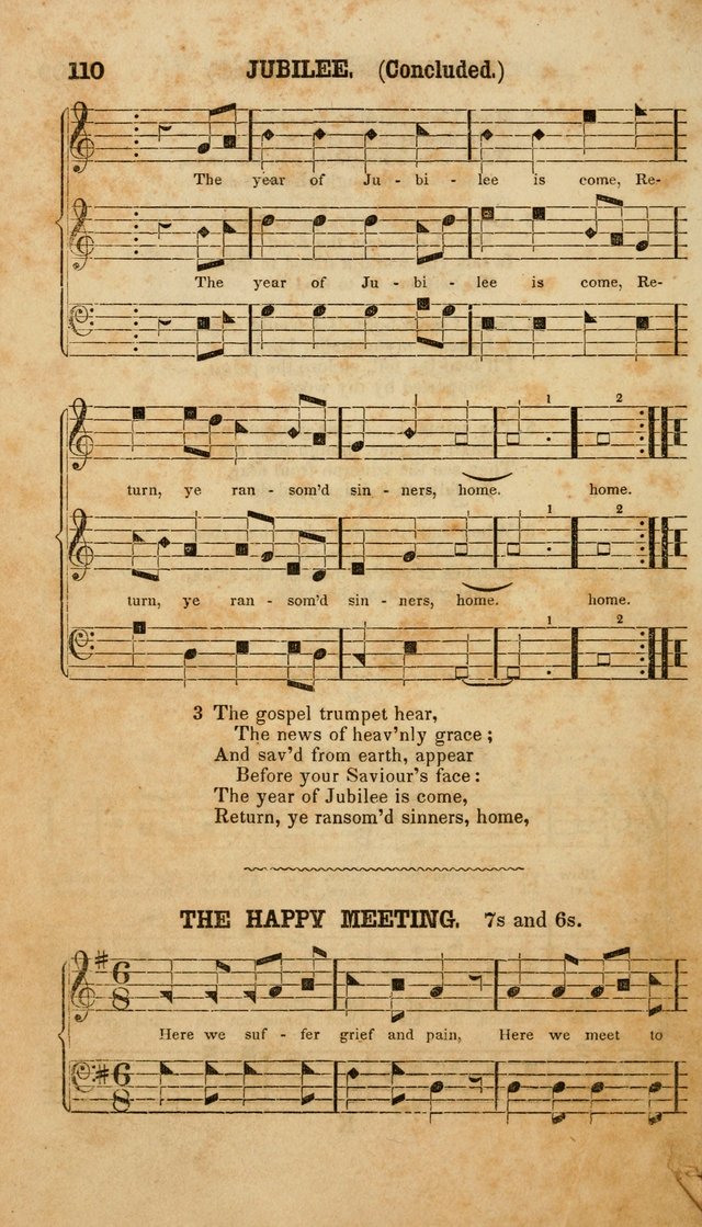 The American Church Harp: containing a choice selection of hymns and tunes comprising a variety of meters, well adapted to all Christian churches, singing schools, and private families page 112