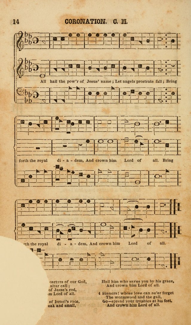 The American Church Harp: containing a choice selection of hymns and tunes comprising a variety of meters, well adapted to all Christian churches, singing schools, and private families page 16