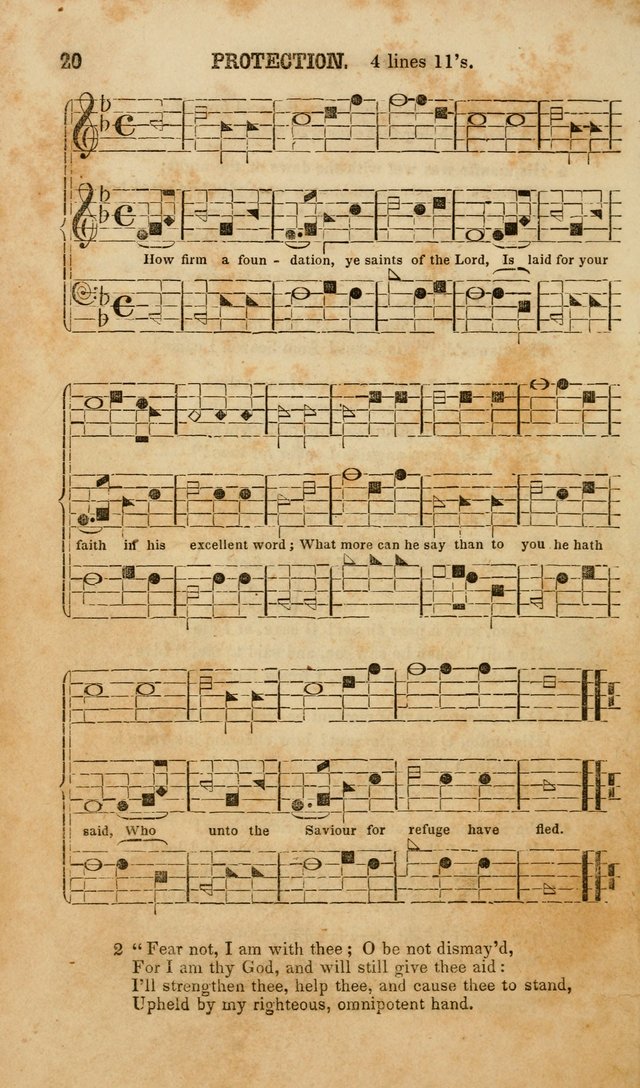 The American Church Harp: containing a choice selection of hymns and tunes comprising a variety of meters, well adapted to all Christian churches, singing schools, and private families page 22