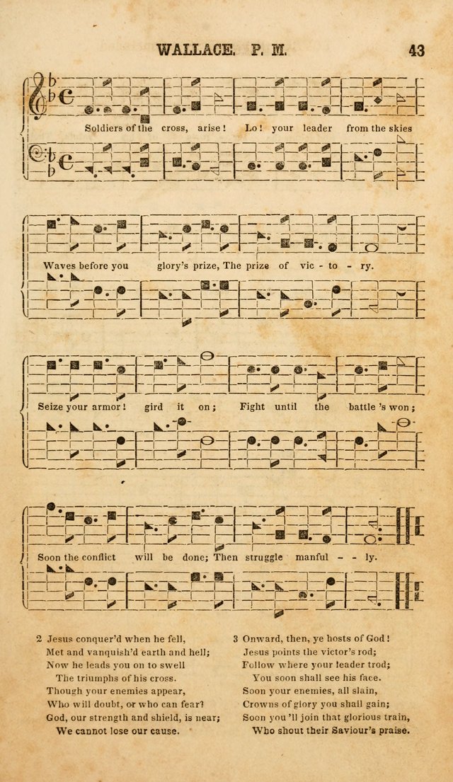 The American Church Harp: containing a choice selection of hymns and tunes comprising a variety of meters, well adapted to all Christian churches, singing schools, and private families page 45