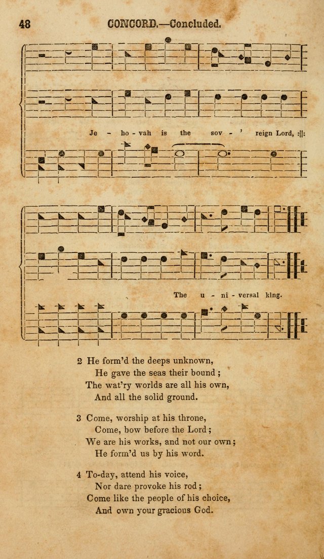 The American Church Harp: containing a choice selection of hymns and tunes comprising a variety of meters, well adapted to all Christian churches, singing schools, and private families page 50