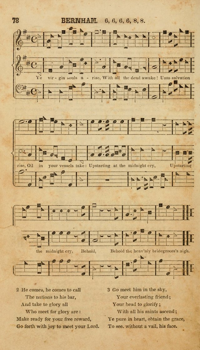 The American Church Harp: containing a choice selection of hymns and tunes comprising a variety of meters, well adapted to all Christian churches, singing schools, and private families page 80