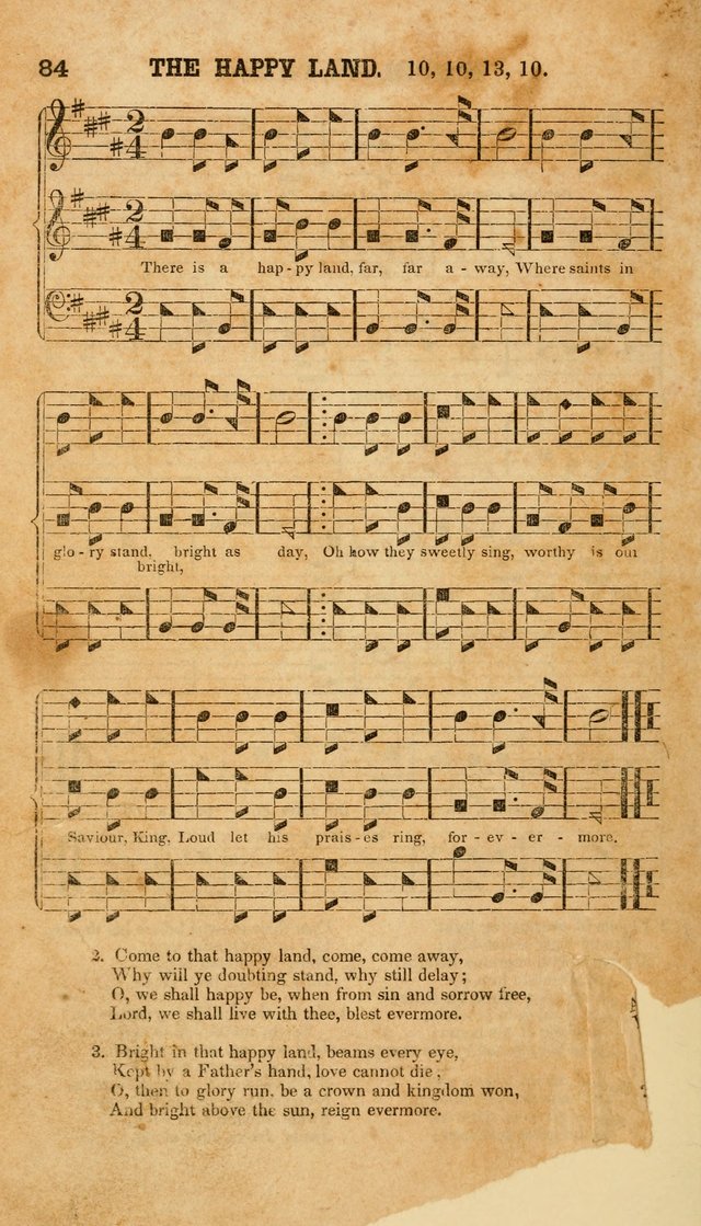 The American Church Harp: containing a choice selection of hymns and tunes comprising a variety of meters, well adapted to all Christian churches, singing schools, and private families page 86