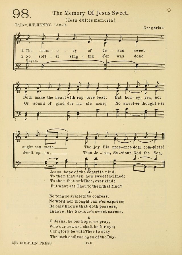 American Catholic Hymnal: an extensive collection of hymns, Latin chants, and sacred songs for church, school, and home, including Gregorian masses, vesper psalms, litanies... page 133