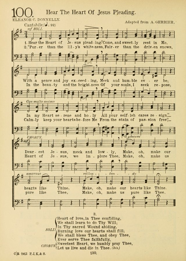 American Catholic Hymnal: an extensive collection of hymns, Latin chants, and sacred songs for church, school, and home, including Gregorian masses, vesper psalms, litanies... page 137