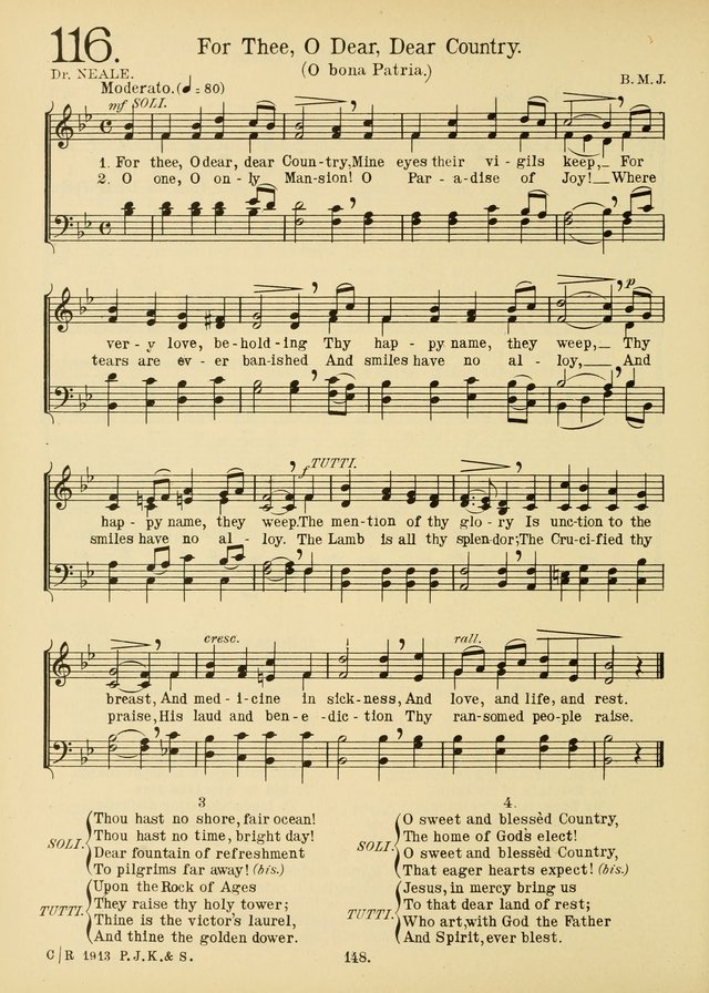 American Catholic Hymnal: an extensive collection of hymns, Latin chants, and sacred songs for church, school, and home, including Gregorian masses, vesper psalms, litanies... page 155