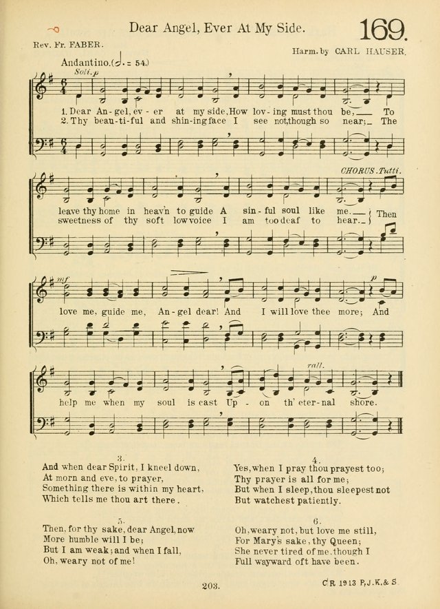 American Catholic Hymnal: an extensive collection of hymns, Latin chants, and sacred songs for church, school, and home, including Gregorian masses, vesper psalms, litanies... page 210