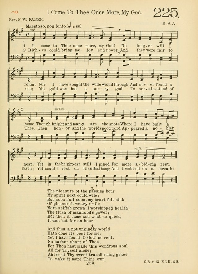 American Catholic Hymnal: an extensive collection of hymns, Latin chants, and sacred songs for church, school, and home, including Gregorian masses, vesper psalms, litanies... page 260