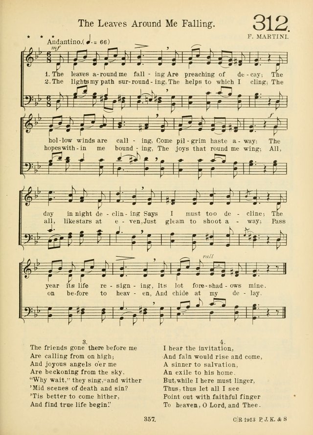 American Catholic Hymnal: an extensive collection of hymns, Latin chants, and sacred songs for church, school, and home, including Gregorian masses, vesper psalms, litanies... page 364