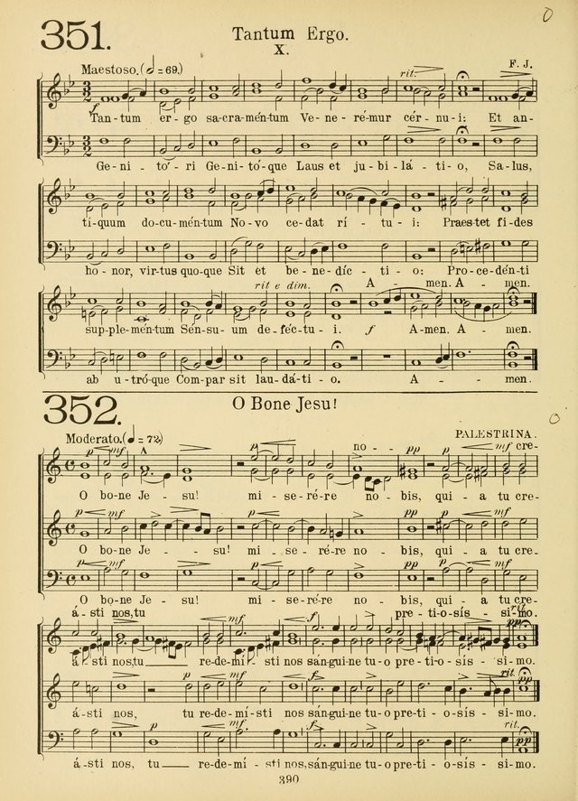 American Catholic Hymnal: an extensive collection of hymns, Latin chants, and sacred songs for church, school, and home, including Gregorian masses, vesper psalms, litanies... page 397