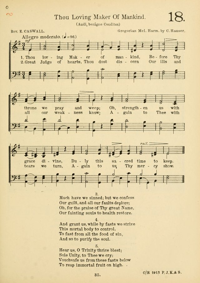 American Catholic Hymnal: an extensive collection of hymns, Latin chants, and sacred songs for church, school, and home, including Gregorian masses, vesper psalms, litanies... page 42