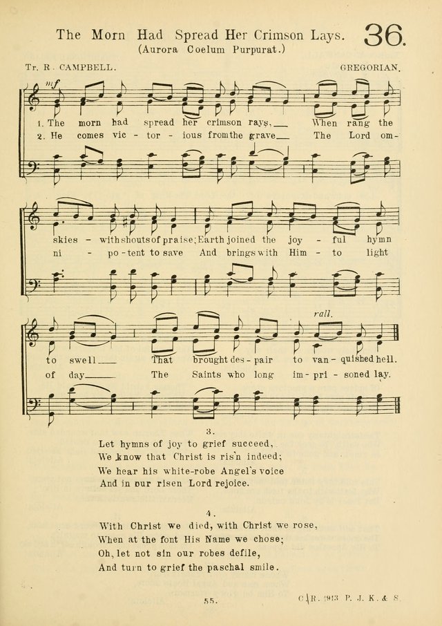 American Catholic Hymnal: an extensive collection of hymns, Latin chants, and sacred songs for church, school, and home, including Gregorian masses, vesper psalms, litanies... page 62