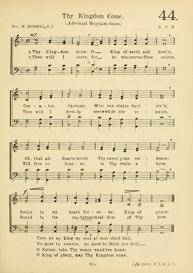 American Catholic Hymnal: an extensive collection of hymns, Latin chants, and sacred songs for church, school, and home, including Gregorian masses, vesper psalms, litanies... page 70