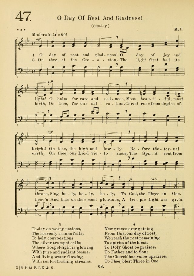 American Catholic Hymnal: an extensive collection of hymns, Latin chants, and sacred songs for church, school, and home, including Gregorian masses, vesper psalms, litanies... page 75