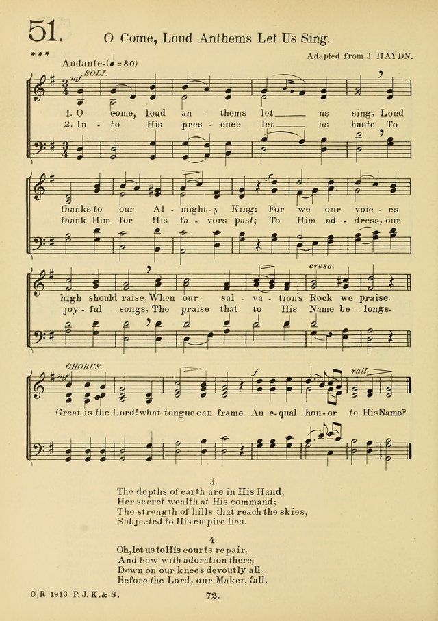 American Catholic Hymnal: an extensive collection of hymns, Latin chants, and sacred songs for church, school, and home, including Gregorian masses, vesper psalms, litanies... page 79