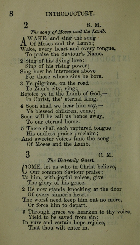 A Collection of Hymns for the use of the African Methodist Episcopal Zion Church in America page 2