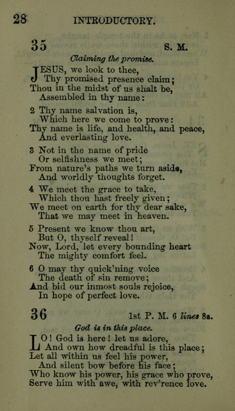A Collection of Hymns for the use of the African Methodist Episcopal Zion Church in America page 22