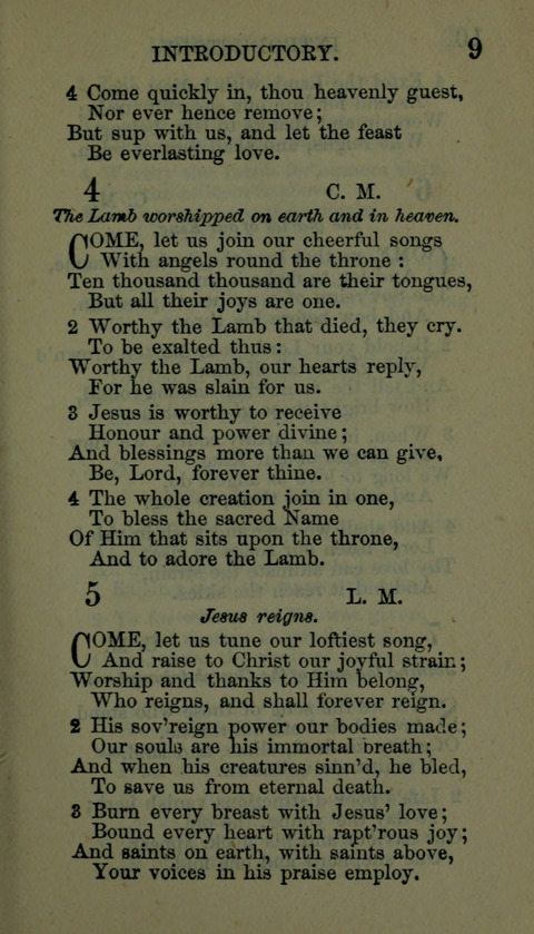 A Collection of Hymns for the use of the African Methodist Episcopal Zion Church in America page 3