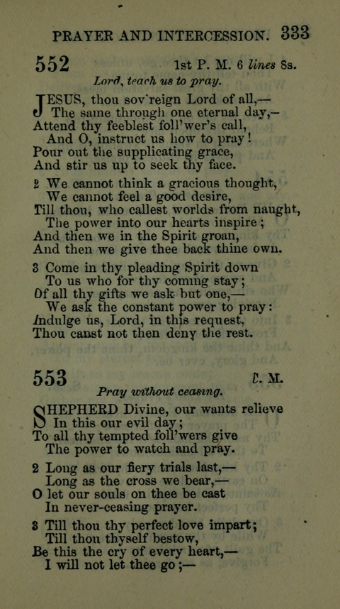 A Collection of Hymns for the use of the African Methodist Episcopal Zion Church in America page 327