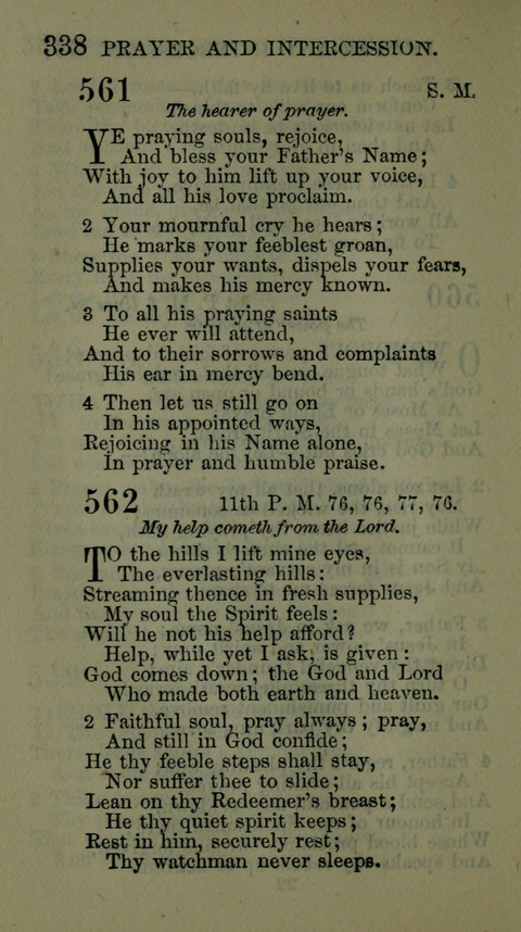 A Collection of Hymns for the use of the African Methodist Episcopal Zion Church in America page 332