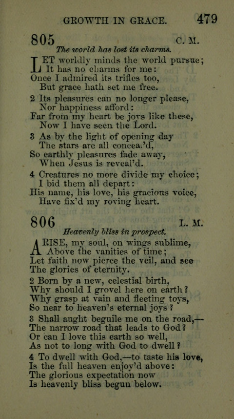 A Collection of Hymns for the use of the African Methodist Episcopal Zion Church in America page 473