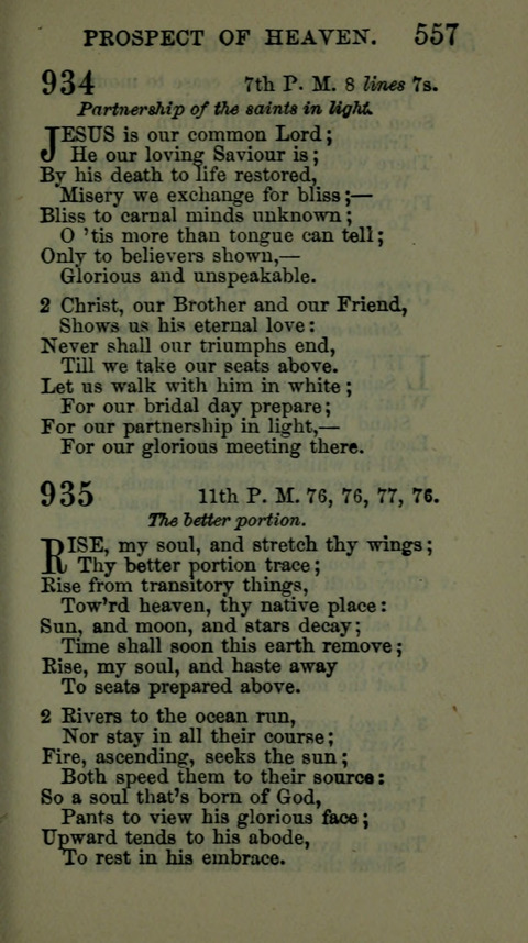 A Collection of Hymns for the use of the African Methodist Episcopal Zion Church in America page 551