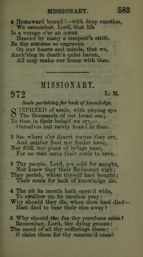 A Collection of Hymns for the use of the African Methodist Episcopal Zion Church in America page 577