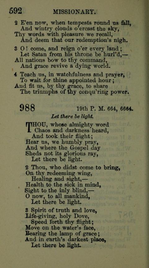A Collection of Hymns for the use of the African Methodist Episcopal Zion Church in America page 586