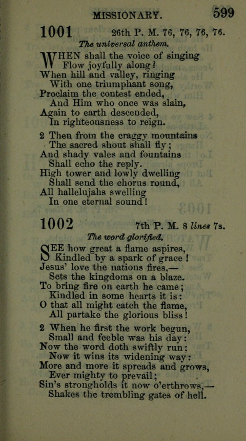 A Collection of Hymns for the use of the African Methodist Episcopal Zion Church in America page 593