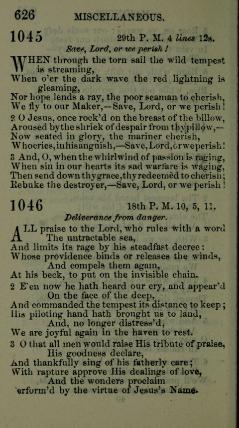 A Collection of Hymns for the use of the African Methodist Episcopal Zion Church in America page 620