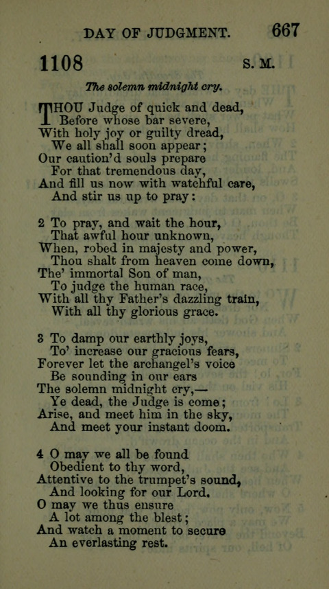 A Collection of Hymns for the use of the African Methodist Episcopal Zion Church in America page 661